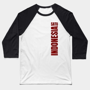 Satu Indonesia - Red Baseball T-Shirt